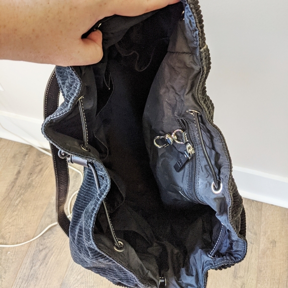 Y2K Kate Spade Corduroy Drawstring Bag - Picture 11 of 13